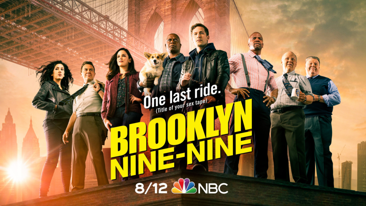 Brooklyn Nine-Nine Final Season Poster Includes Cheddar The Corgi And One More Sex Tape Joke